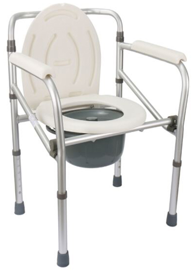 sedia comoda multifunzione 4 in 1 rialzo wc e sedile per doccia pieghevole  in alluminio - RAM Apparecchi Medicali