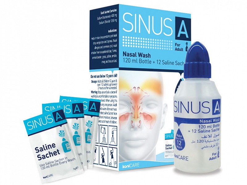 sinus a kit lavaggio nasale 120 ml per adulti - RAM Apparecchi Medicali