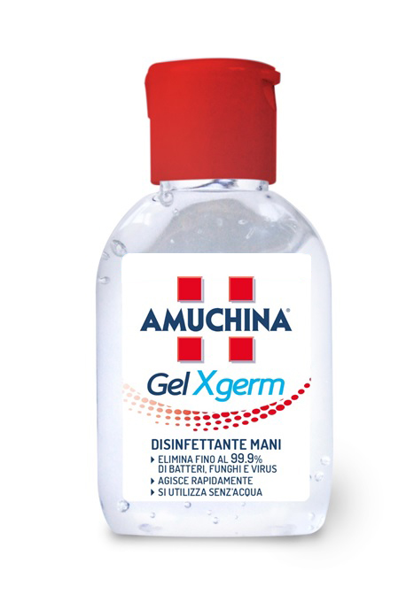 Disinfettante per mani AMUCHINA Gel X-Germ 80 ml su