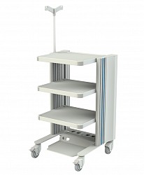 Carrello medicale con ripiano e supporto per monitor SuperEasy